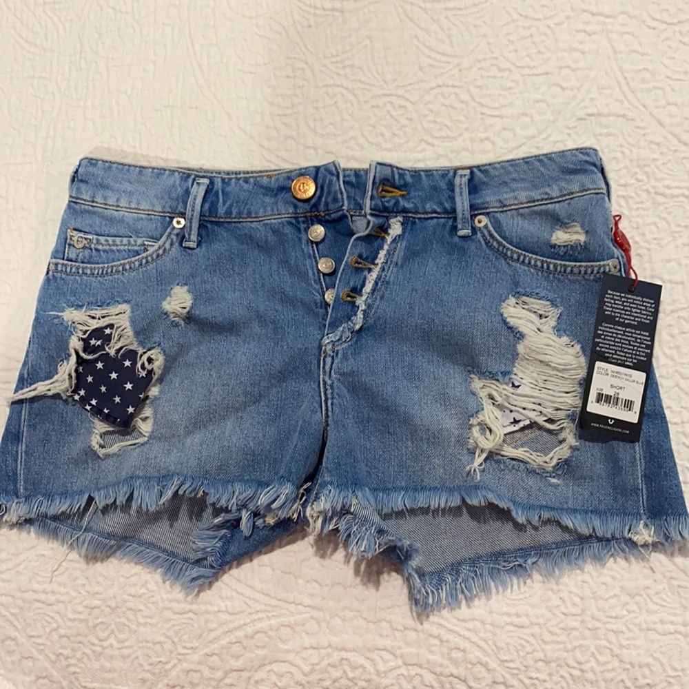 True Religion Jean Shorts